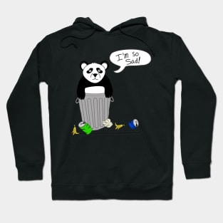 sad trash panda Hoodie